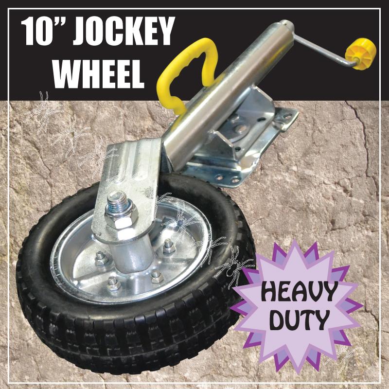 10" Swing Up Jockey Wheel & 100x50mm U bolts
