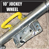 10" Swing Up Jockey Wheel & 100x50mm U bolts