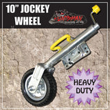 10" Swing Up Jockey Wheel & 75x50mm U bolts
