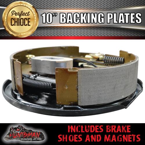 10" 6 Stud Trailer Electric Drum Brake & Coupling Kit