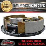 10" 6 Stud Trailer Electric Drum Brake & Coupling Kit