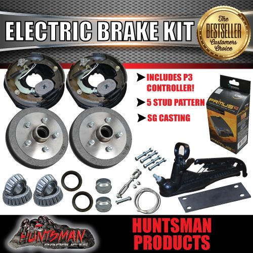 10" Trailer Electric Brake Kit inc Coupling Kit & IQ Controller.