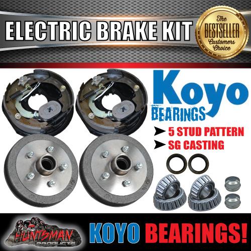 10" Trailer Electric Brake Kit & Japanese Bearings!