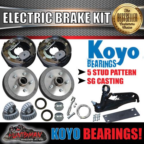 10" Trailer Electric Brake & Coupling Kit withJapanese Bearings!