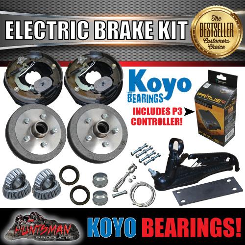 10" Trailer Electric Brake & Coupling Kit & IQ Controller Koyo bearings.