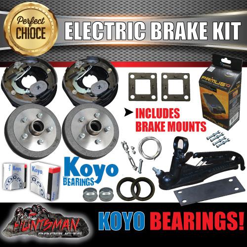 10" Trailer Electric Brake & Coupling Kit & IQ Controller Koyo bearings.