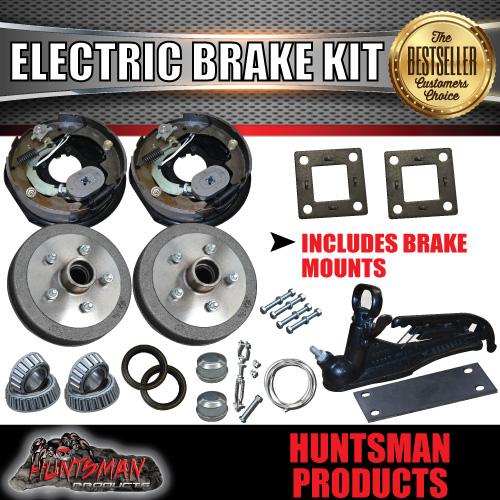10" 5 Stud Trailer Electric Drum Brake & Coupling Kit.
