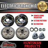 10" 6 Stud Trailer Electric Drum Brake Kit