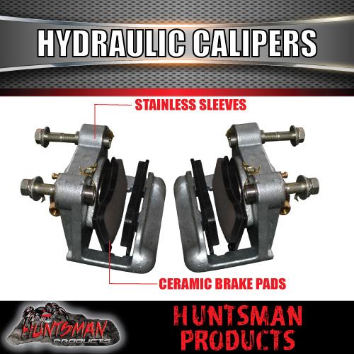 10" Natural 5 Stud Hydraulic Disc Brake Kit' + Full coupling & hyd Line kit'