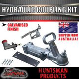 10" Natural 5 Stud Hydraulic Disc Brake Kit' + Full coupling & hyd Line kit'