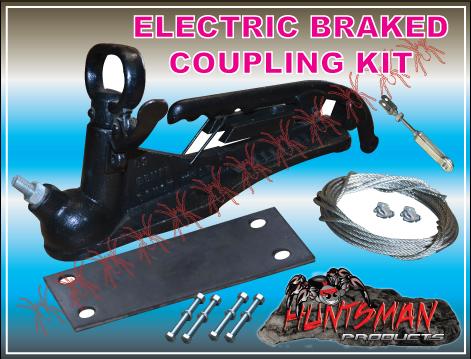 10" Parallel Trailer Electric Brake Kit inc Coupling Kit & P3 Controller.