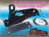 10" PARRALLEL TRAILER/CARAVAN ELECTRIC BRAKE KIT WITH STUB AXLES. .