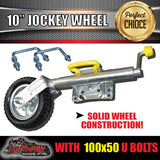 10" Swing Up Jockey Wheel & 100x50mm U bolts