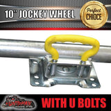 10" Swing Up Jockey Wheel & 100x50mm U bolts