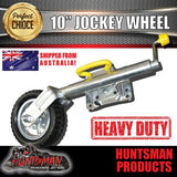 10" JOCKEY WHEEL.  SWING UP. SOLID WHEEL. 1000kg rated