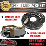 10" Parallel Trailer Electric Brake Kit. S.G Cast Drums.