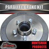 10" Parallel Trailer Electric Brake Kit + 50mm Stub Axle & Elec mounts.