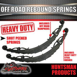 10 LEAF OFF ROAD TRAILER SPRING SET. 2500 KG